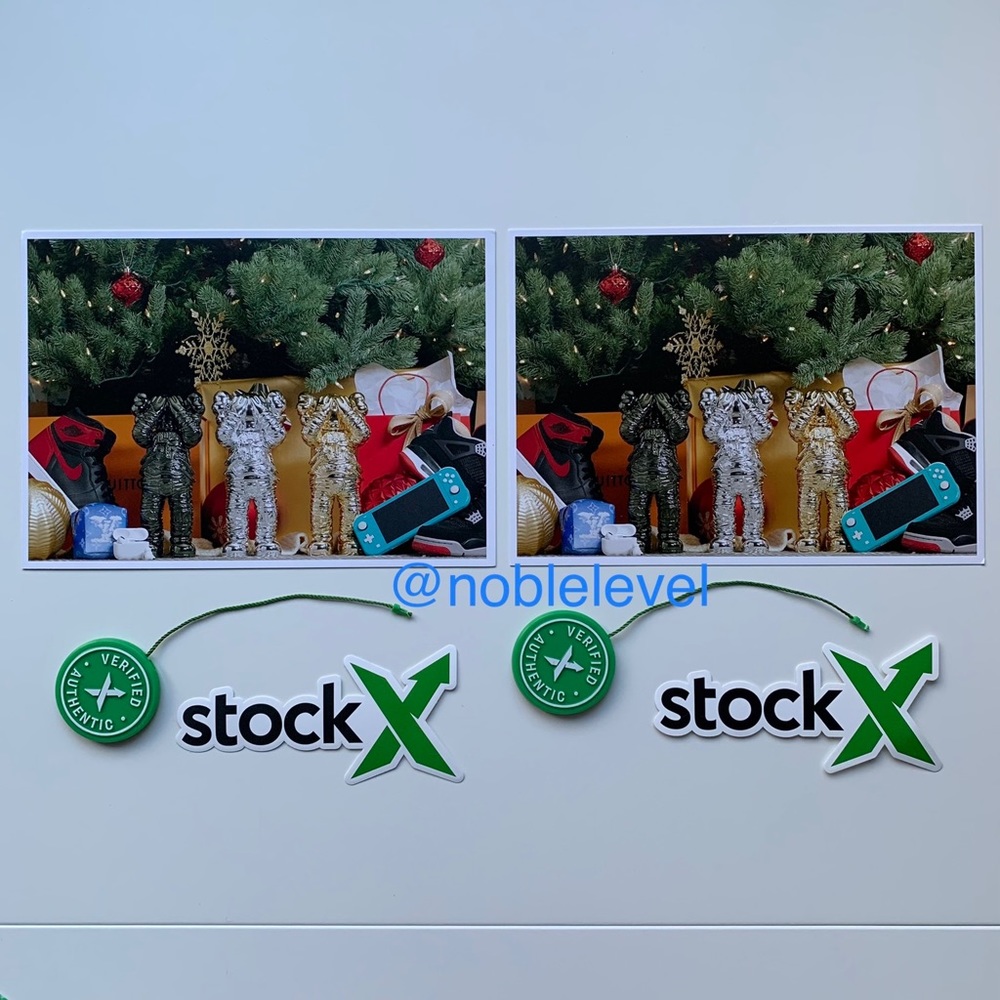2 Verified Authentic StockX Tags, Stickers, Cards